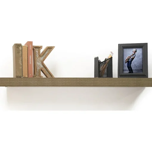 Eden Grove Shelving<MDF Mounted Shelf, 60", Gray Oak (9602044E)