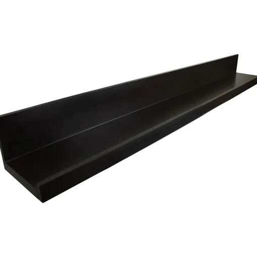 Eden Grove Shelving<MDF Wall Mounted Shelf, 48", Black (9602060E)