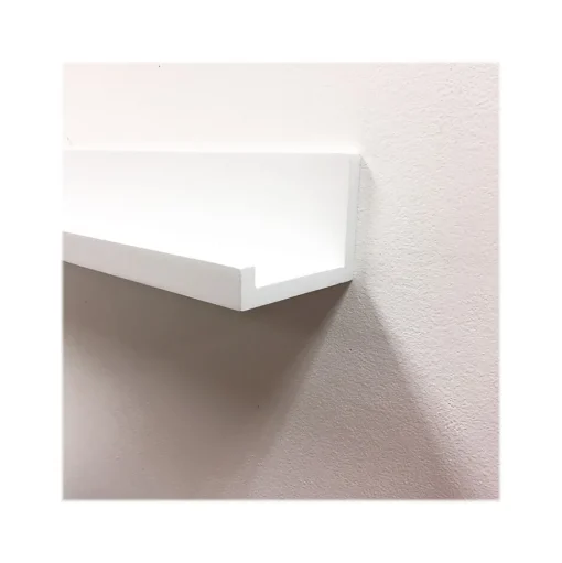 Eden Grove Shelving<MDF Wall Mounted Shelf, 48", White (9602056E)