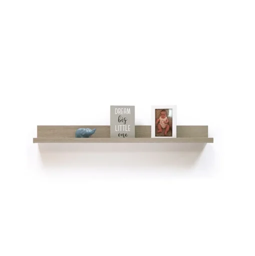 Eden Grove Shelving<Mixed Materials Mounted Wall Shelf, 35.4", Driftwood (9602032E)