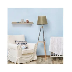 Eden Grove Shelving<Mixed Materials Mounted Wall Shelf, 35.4", Driftwood (9602032E)