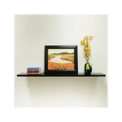 Eden Grove Shelving<Slim MDF Mounted Shelf, 48", Black (9084674)