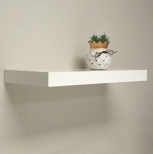 Eden Grove Shelving<Slim Single Wall Shelf, 48"W, White (9084670)