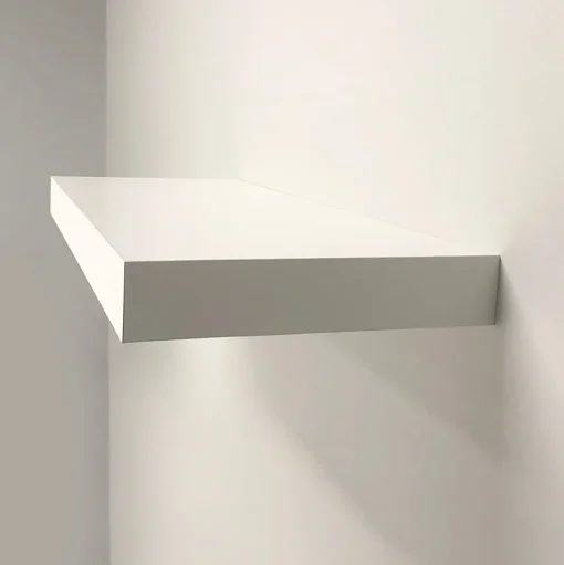 Eden Grove Shelving<Slim Single Wall Shelf, 48"W, White (9084670)