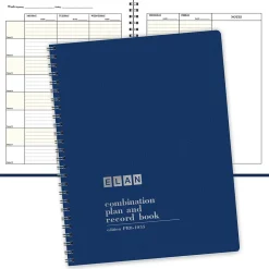 ELAN Grade Books<Undated Combination Plan and Record Book, 8.5" x 11", 30/Pack (PR8-1035-CP)