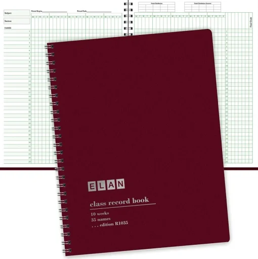 ELAN Grade Books<Undated Record Book, 8.5" x 11", 50/Pack (R1035-CP)