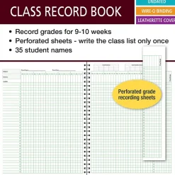 ELAN Grade Books<Undated Record Book, 8.5" x 11", 50/Pack (R1035-CP)