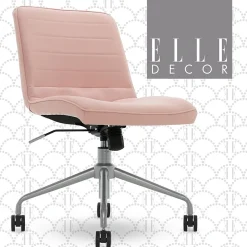 Elle Decor Office Chairs<Adelaide Fabric Task Chair, Pink (48214A)
