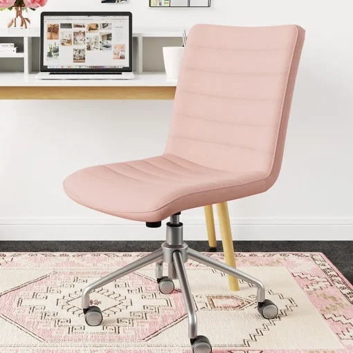 Elle Decor Office Chairs<Adelaide Fabric Task Chair, Pink (48214A)