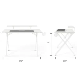 Emerge Office Desks<Vizon 47"W Gaming Desk, (60986)