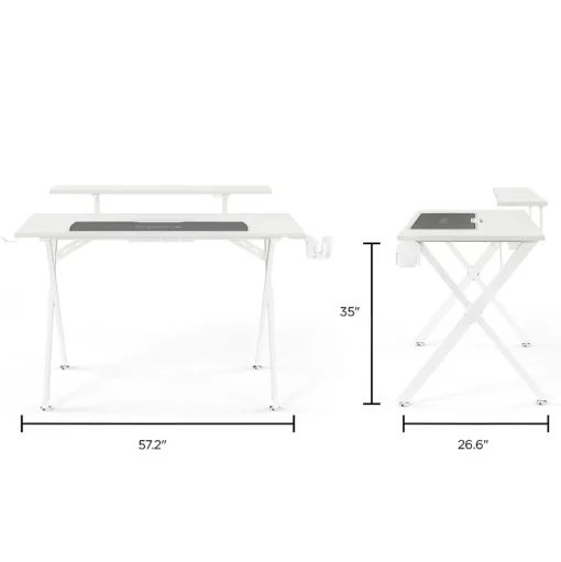 Emerge Office Desks<Vizon 47"W Gaming Desk, (60986)