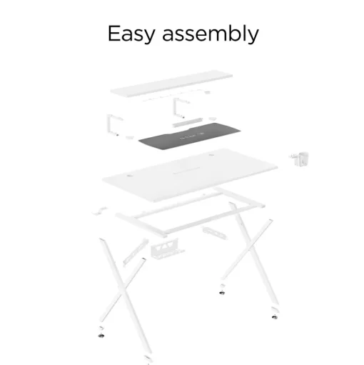Emerge Office Desks<Vizon 47"W Gaming Desk, (60986)