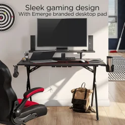 Emerge Computer Desks<Vizon 47"W Gaming Desk, (59260)