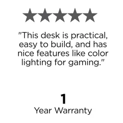 Emerge Computer Desks<Vizon 47"W Gaming Desk, (59260)