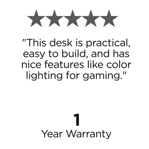 Emerge Computer Desks<Vizon 47"W Gaming Desk, (59260)
