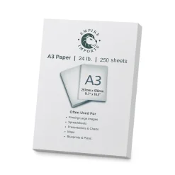 Empire Imports Multipurpose Paper<11.69" x 16.54" Multi-Purpose Paper, 24 lbs., 96 Brightness, 250 Sheets/Ream (A324R)