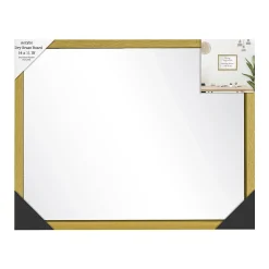 Enchante Dry Erase<Acrylic Dry-Erase Whiteboard, 11" x 14" (STH5047 GLD)