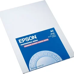 Epson Photo Paper<Glossy Photo Paper, 11.7" x 16.5", 20 Sheets/Pack (EPSS041288)