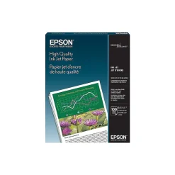 Epson Copy Paper<High Quality 8.5" x 11" Color Copy Paper, 24 lbs., 89 Brightness, 100 Sheets/Pack (S041111)