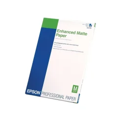 Epson Photo Paper<Ultra Premium Matte Presentation Paper, 13" x 19", 50 Sheets/Pack (S041339)