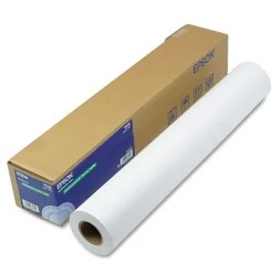 Epson Wide Format Paper<Wide Format CAD Inkjet Bond Paper, 24" x 82', Matte Finish (EPSS041385)