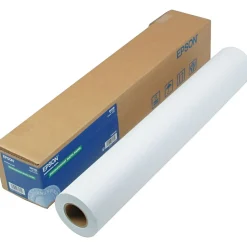 Epson Wide Format Paper<Wide Format CAD Inkjet Bond Paper, 24" x 82', Matte Finish (EPSS041385)