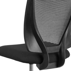 Flash Furniture Office Chairs<Ergonomic Mid-Back Mesh Drafting Chair with Black Fabric Seat and Adjustable Foot Ring [GO-2100-GG]
