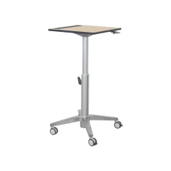 Ergotron Standing Desks<29"-45" Adjustable Desk, Maple/Silver (24-811-F13)