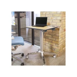 Ergotron Standing Desks<29"-45" Adjustable Desk, Maple/Silver (24-811-F13)