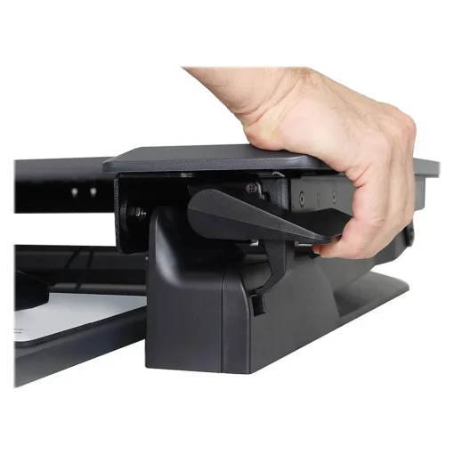 Ergotron Standing Desks<WorkFit-TL 38"W Adjustable Standing Desk Converter, Black/Dark Gray (33-406-085)