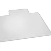 ES Robbins Chair Mats<Crystal Pane Carpet Chair Mat with Lip, 45" x 53'', Medium-Pile, Clear (ESR-122271)