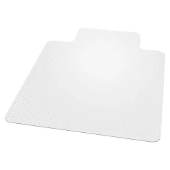 ES Robbins Chair Mats<EverLife Carpet Chair Mat with Lip, 45" x 53'', Low-Pile, Clear (ESR120123)