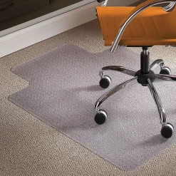 ES Robbins Chair Mats<Natural Origins Carpet Chair Mat with Lip, 36" x 48'', Medium-Pile, Clear (ESR141032)