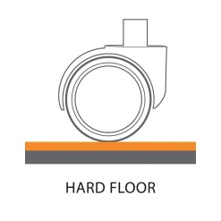 ES Robbins Chair Mats<Natural Origins Hard Floor Chair Mat, 46" x 60'', Clear (ESR143022)