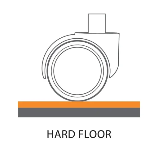 ES Robbins Chair Mats<E.S. Robbins Sit or Stand Mat Hard Floor Chair Mat, 45" x 53'', Clear (ESR184603)