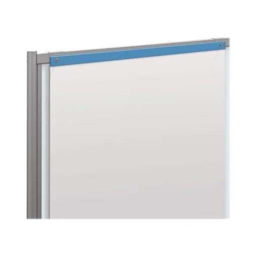 Balt Dry Erase<Essentials by Mobile Magnetic Dry-Erase Whiteboard, Anodized Aluminum Frame, 6' x 4' (62542)