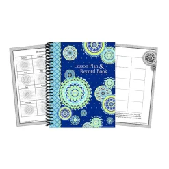 Eureka Grade Books<Blue Harmony 160 Pages Lesson Planner and Record Book, Each (EU-866273)