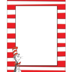 Eureka Classroom Paper<Dr. Seuss The Cat in the Hat Computer Paper, 50 Sheets Per Pack, 3 Packs (EU-812110-3)