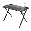 Eureka Computer Desks<Ergonomic 44" Computer Gaming Desk, Black (GD0085-BK)