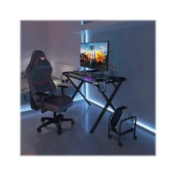 Eureka Computer Desks<Ergonomic 44" Computer Gaming Desk, Black (GD0085-BK)