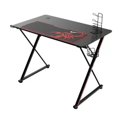 Eureka Corner Desks<Ergonomic 39" Computer Gaming Desk, Black (GD0071-BK)