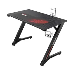 Eureka Computer Desks<Ergonomic 43"W Computer Gaming Desk, Black (GD0038-BK)