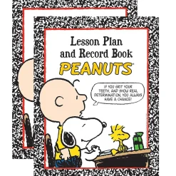 Eureka Grade Books<Peanuts Lesson Plan & Record Book, Pack of 2 (EU-866240-2)