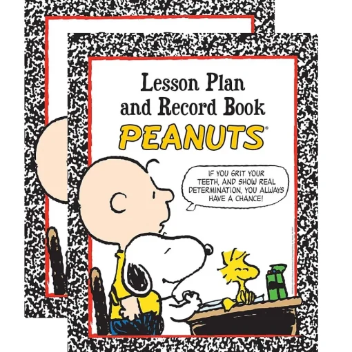 Eureka Grade Books<Peanuts Lesson Plan & Record Book, Pack of 2 (EU-866240-2)