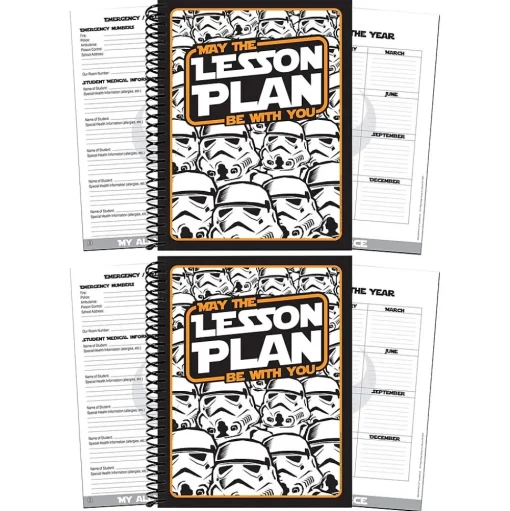 Eureka Grade Books<Star Wars Super Troopers Lesson Plan Book, Pack of 2 (EU-866274-2)