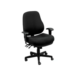 Eurotech Office Chairs<24/7 Fabric Task Chair, Dove Black (24/7-BLKDOVE)