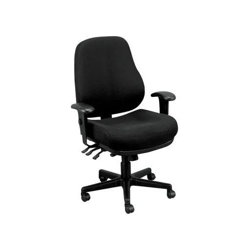 Eurotech Office Chairs<24/7 Fabric Task Chair, Dove Black (24/7-BLKDOVE)
