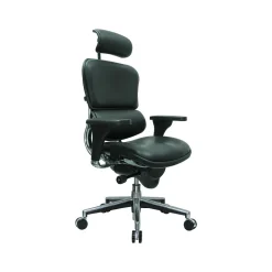 Eurotech Office Chairs<Leather Task Chair, Black (LE9ERG(N))