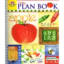 Evan-Moor Grade Books<Educational Publishers School Days Daily Plan Book, 98 Pages, Pack of 2 (EMC5400-2)