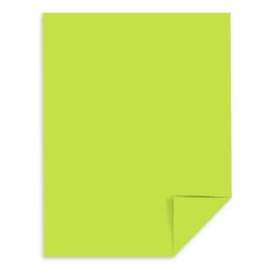 Exact Card Stock<65 lb. Card Stock Paper, 8.5" x 11", Vulcan Green, 250 Sheets/Ream (WAU21869)